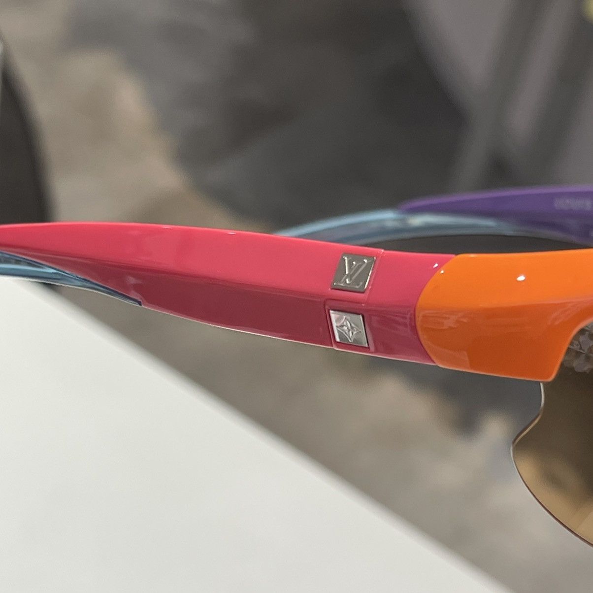 Louis Vuitton Louis Vuitton 4Motion Orange Sunglasses Size ONE SIZE - 6 Thumbnail