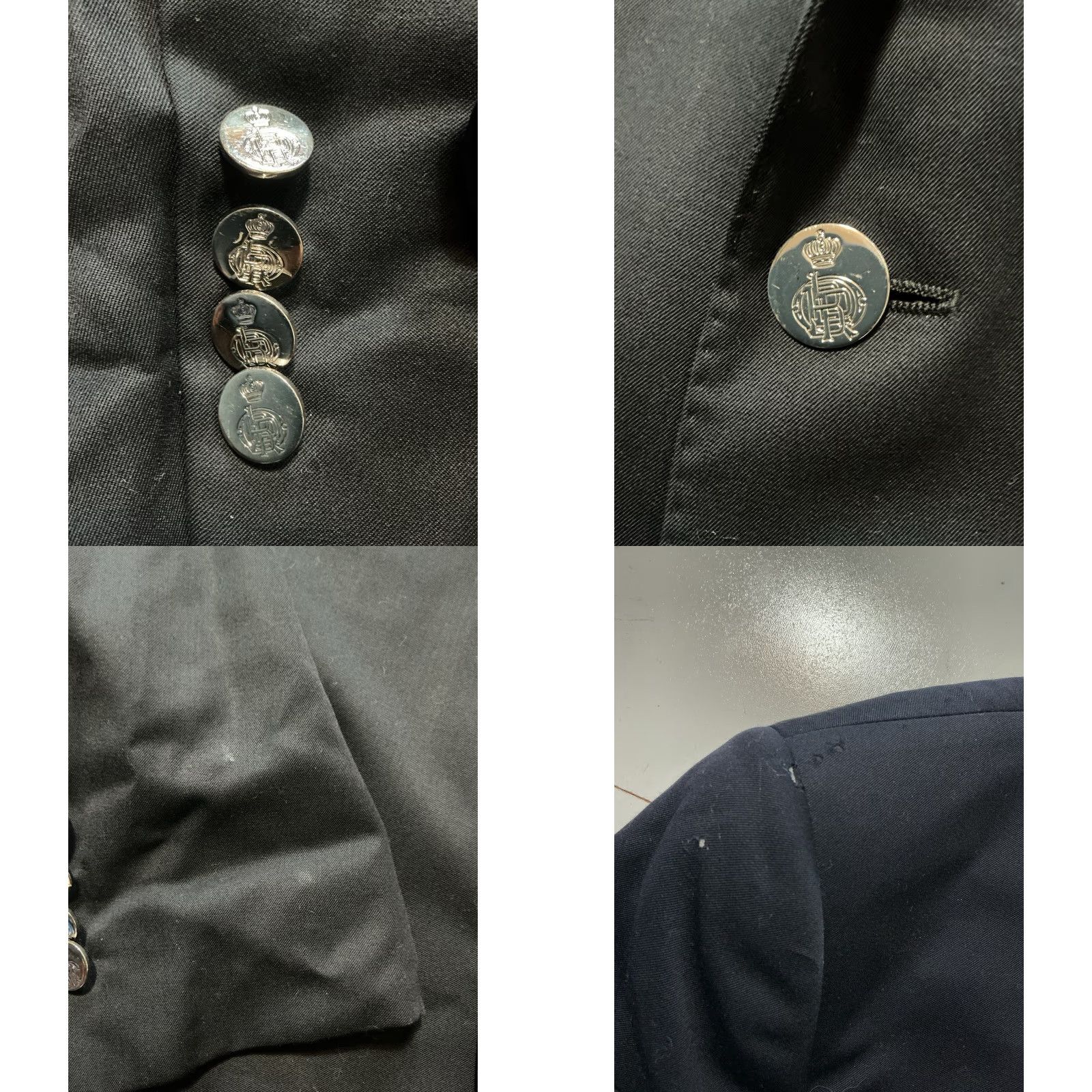 Ralph Lauren Ralph Lauren Black Label 100% Wool Navy Blue 2 Button Blazer Jacket Sz. 42L Size 42R - 8 Thumbnail