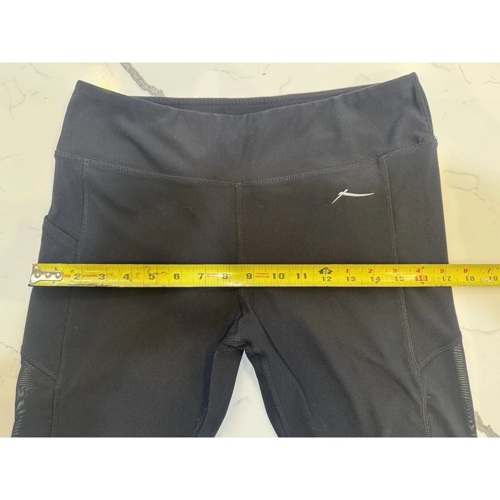 Other X BY GOTTEX Women Capri legging BLACK Run With Mesh Panel Size 28" / US 6 / IT 42 - 5 Thumbnail