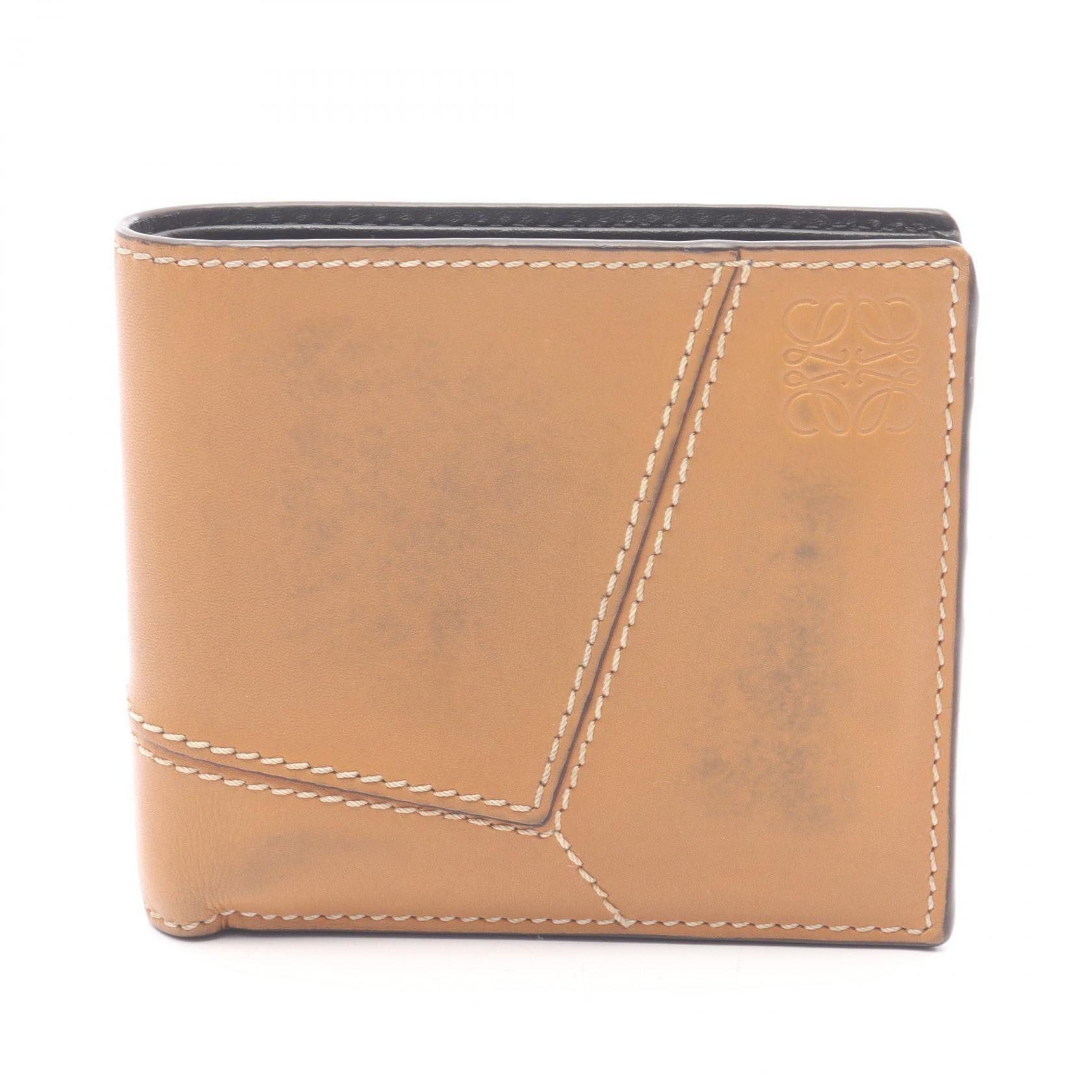 Loewe Loewe Loewe Puzzle Bifold Long Wallet Leather Long Wallet DUTY FREE for USA Size ONE SIZE - 1 Thumbnail