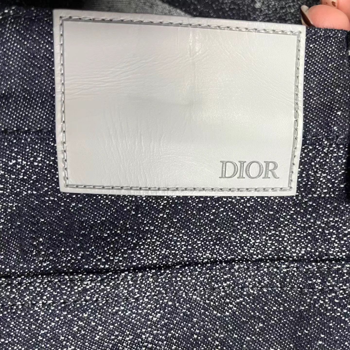 Dior Dior black dyed pattern print casual mid-waist jeans size 34 Size US 34 / EU 50 - 6 Thumbnail