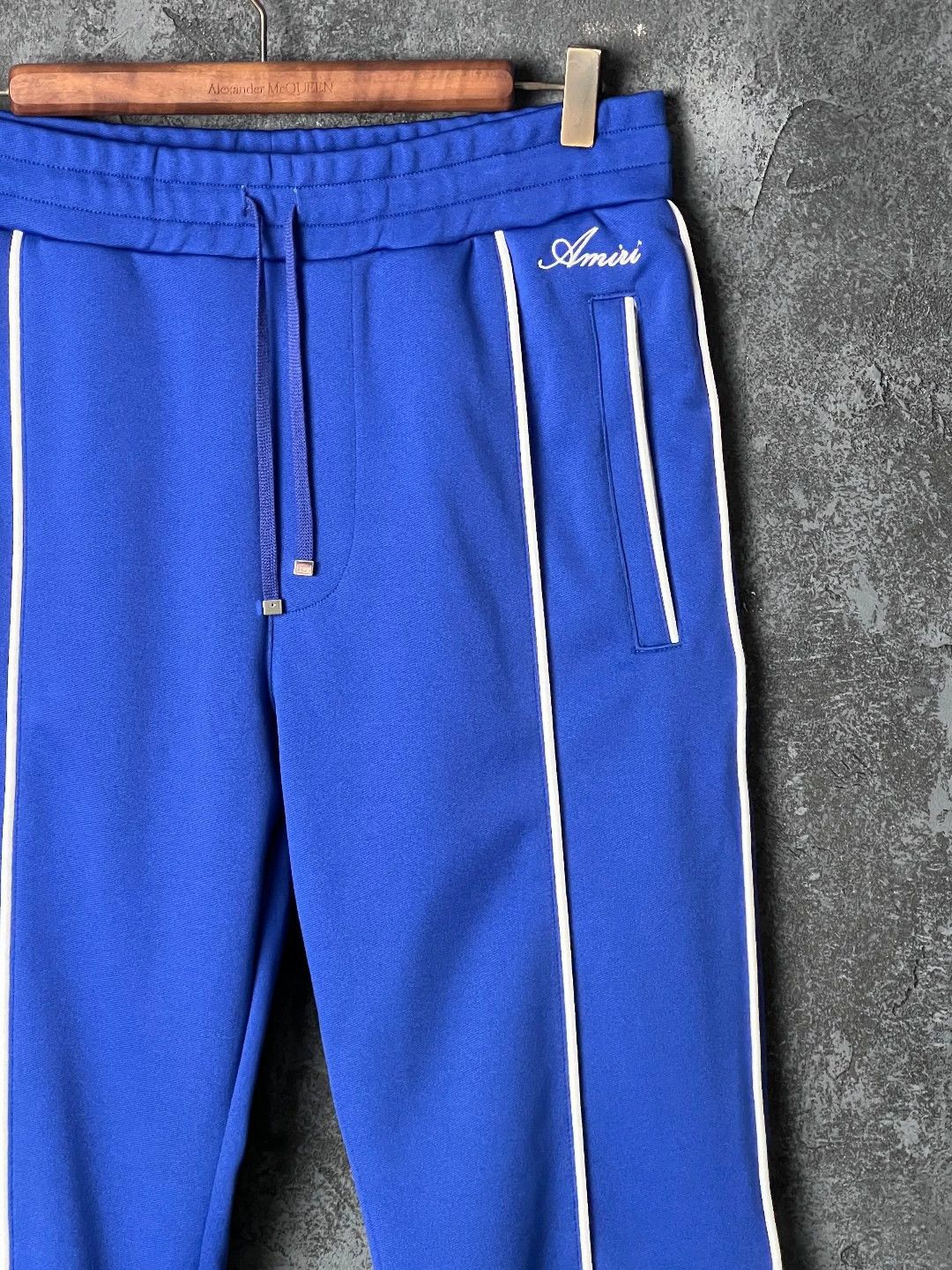 Amiri AMIRI Blue White Trim Casual Pants Size US 27 - 3 Thumbnail