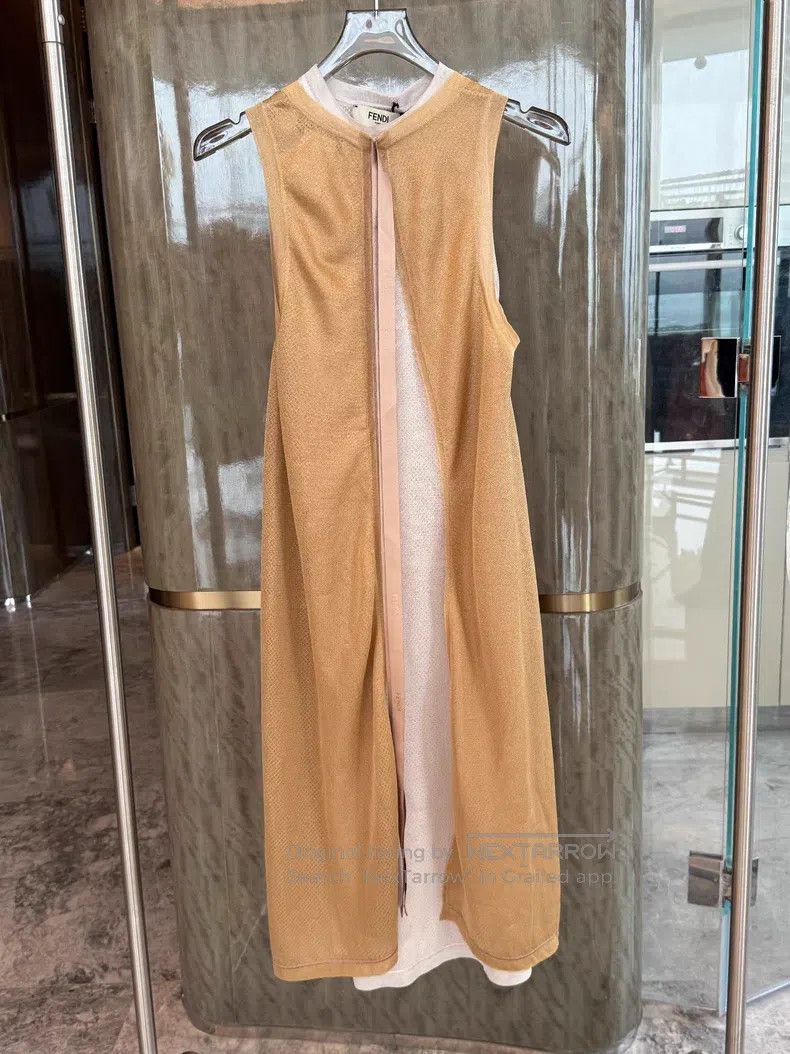 Fendi Fendi Dress + Vest Set Size XXS / US 00 / IT 34 - 5 Thumbnail
