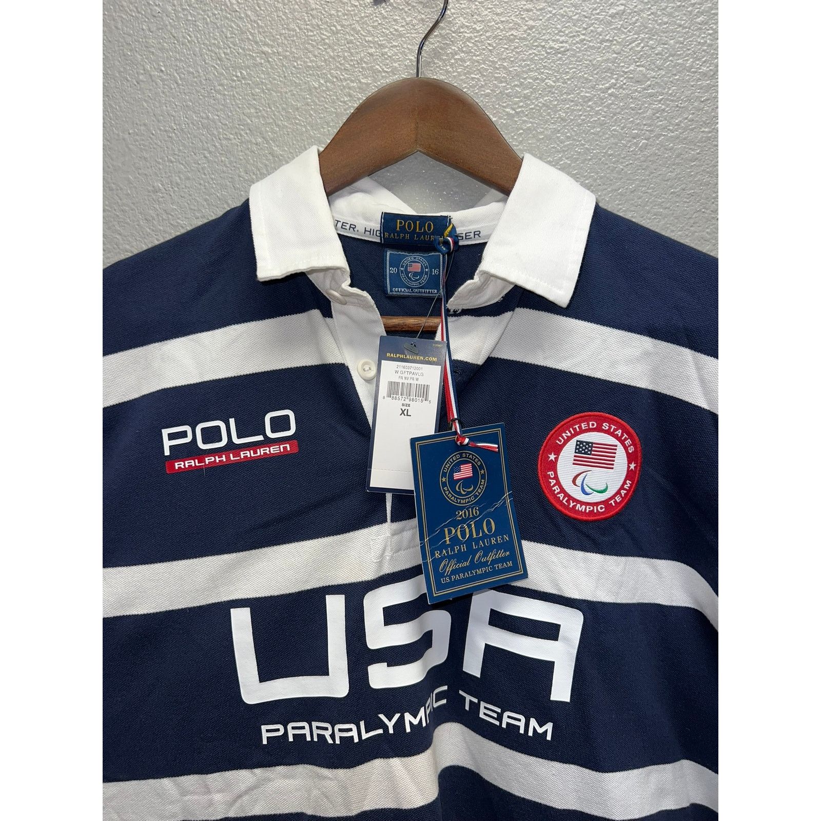 Polo Ralph Lauren Womens Polo Ralph Lauren Olympic Polo Shirt USA 16 Dress XL Size XL / US 12-14 / IT 48-50 - 2 Thumbnail
