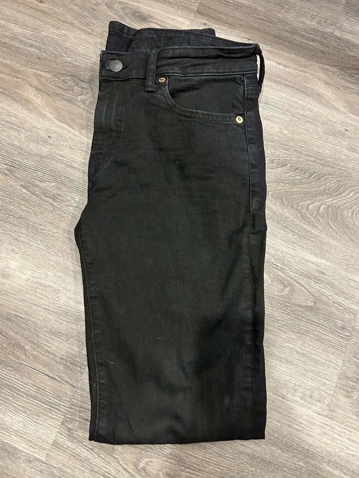 American Eagle Outfitters Black American Eagle Jeans Size US 30 / EU 46 - 6 Thumbnail