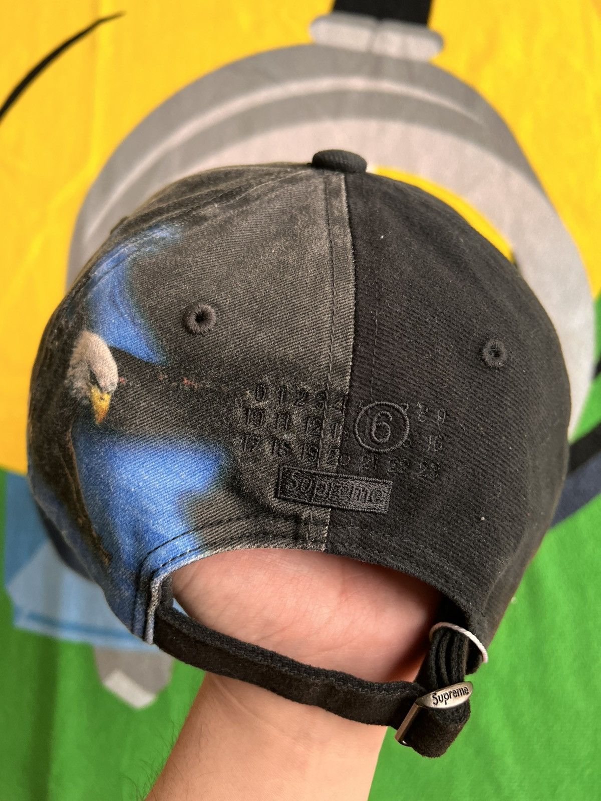 Maison Margiela × Supreme Supreme x MM6 Maison Margiela Split 6-Panel Cap Black 2026 Size ONE SIZE - 5 Thumbnail