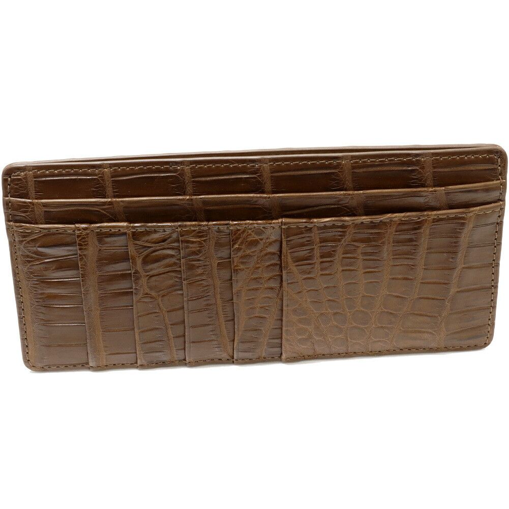 Other Other Crocodile Matte Zipper Long Wallet with Coin Purse Natural Material Long Wallet DUTY FREE for USA Size ONE SIZE - 1 Thumbnail