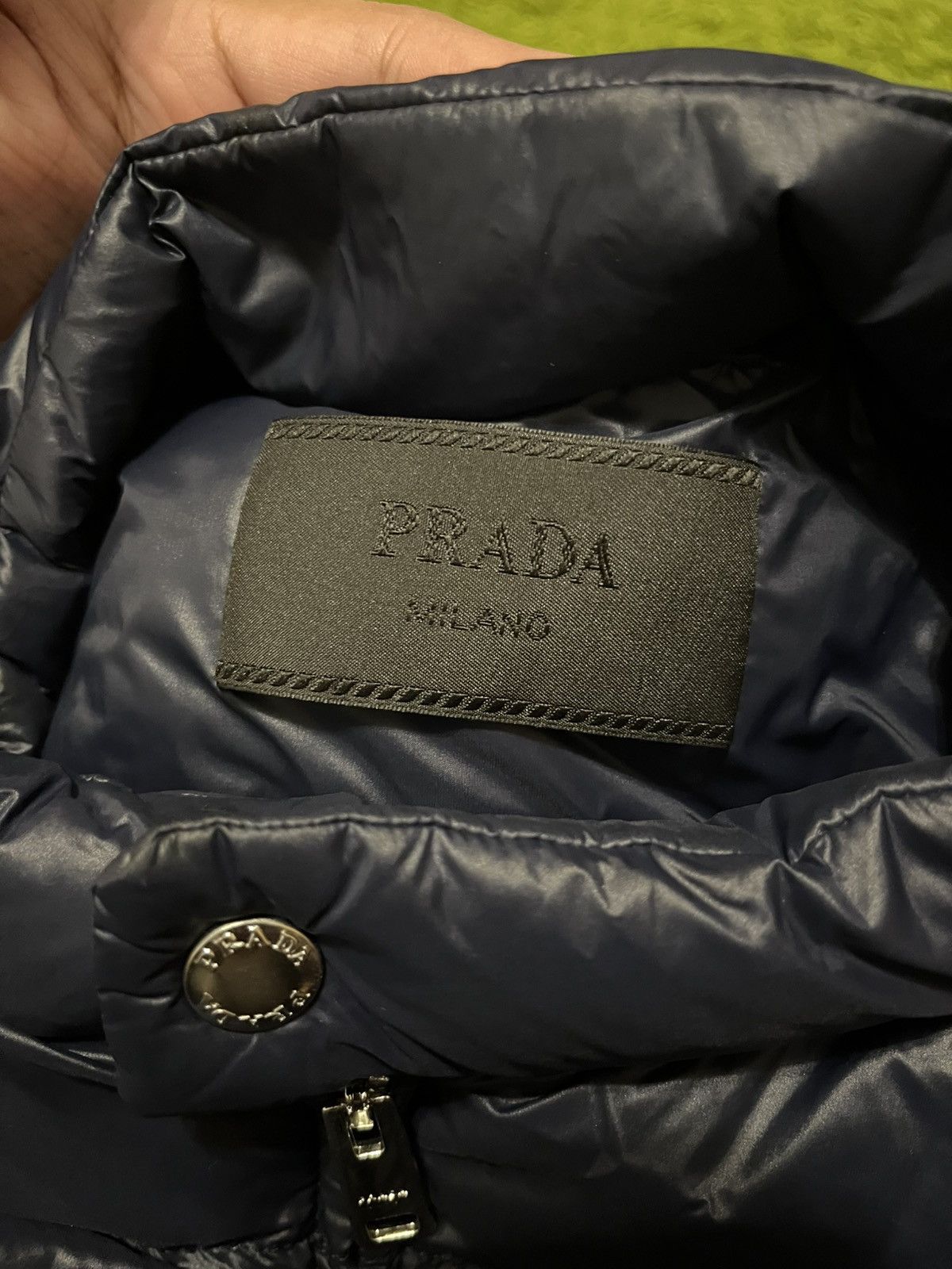 Prada Prada Triangle Logo Nylon Blue Vest Size US M / EU 48-50 / 2 - 5 Thumbnail
