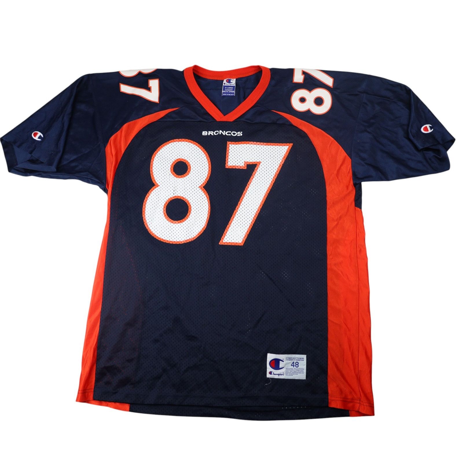 Champion × NFL × Vintage Vintage Champion Denver Broncos #87 Ed McCaffrey Jersey Size US XL / EU 56 / 4 - 1 Thumbnail