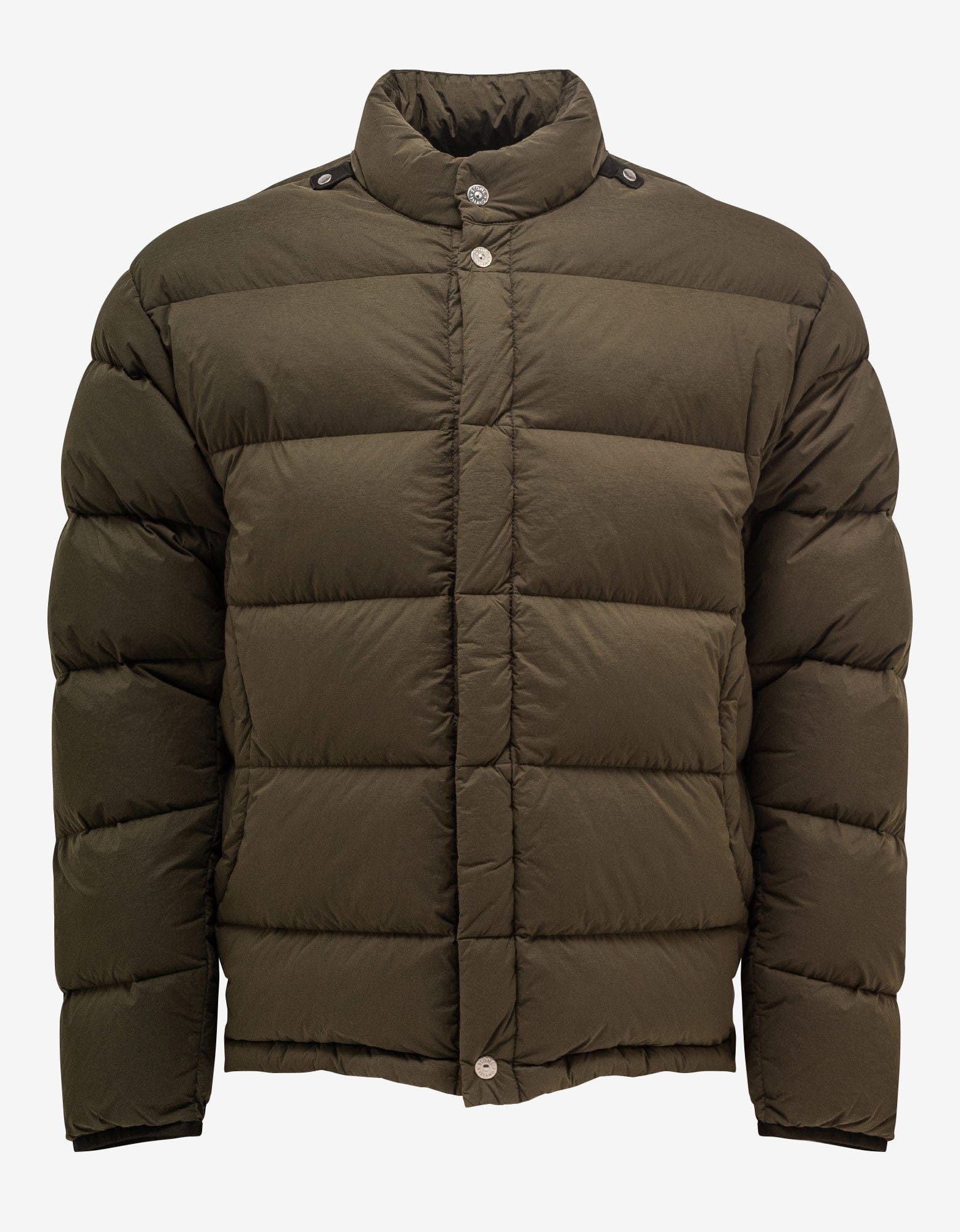 image of Stone Island Shadow Project Augment Puffer Down Nylon-Tc Chapter 1 Jacket in Brown, Men's (Size 2XL