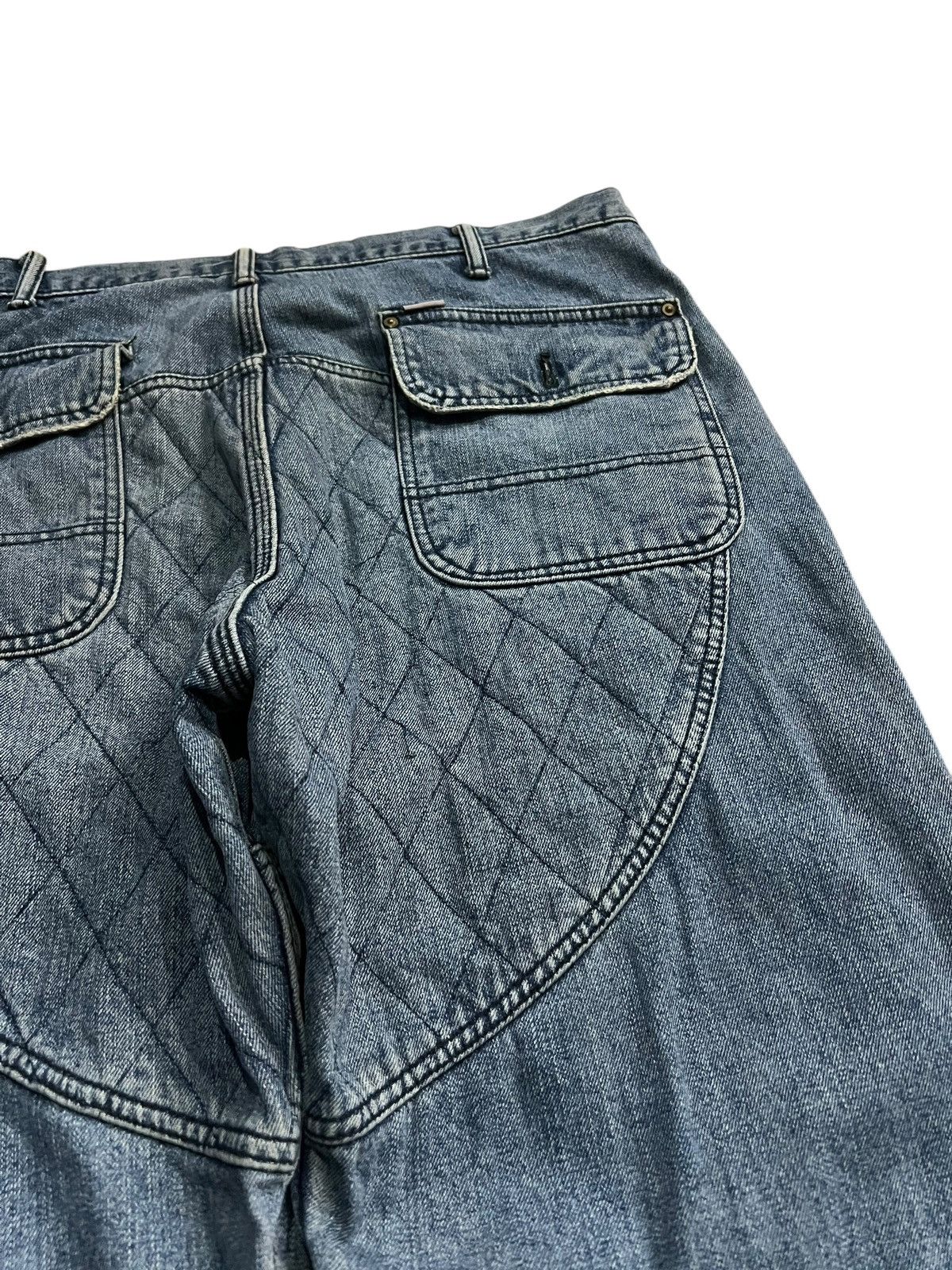 Fat Tokyo × If Six Was Nine 💥Baggy💥Vintage Fat Tyo Sashiko Boro Style Denim Size US 36 / EU 52 - 11 Thumbnail