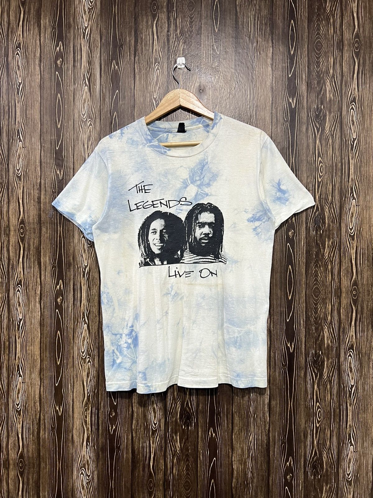 Band Tees × Vintage Vintage 80s Bob Marley & Peter Tosh Tshirt Size US M / EU 48-50 / 2 - 1 Thumbnail