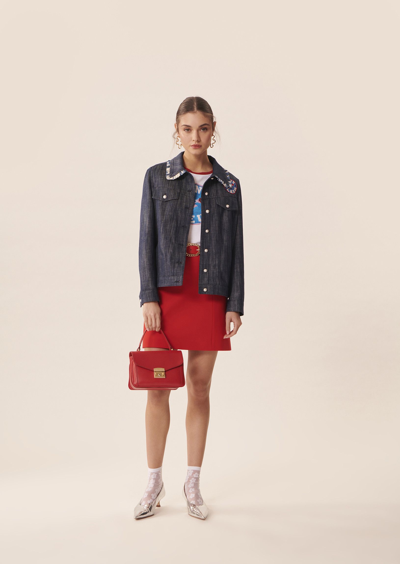 Designer × Tara Jarmon Tara Jarmon Denim Jacket Size M / US 6-8 / IT 42-44 - 4 Thumbnail