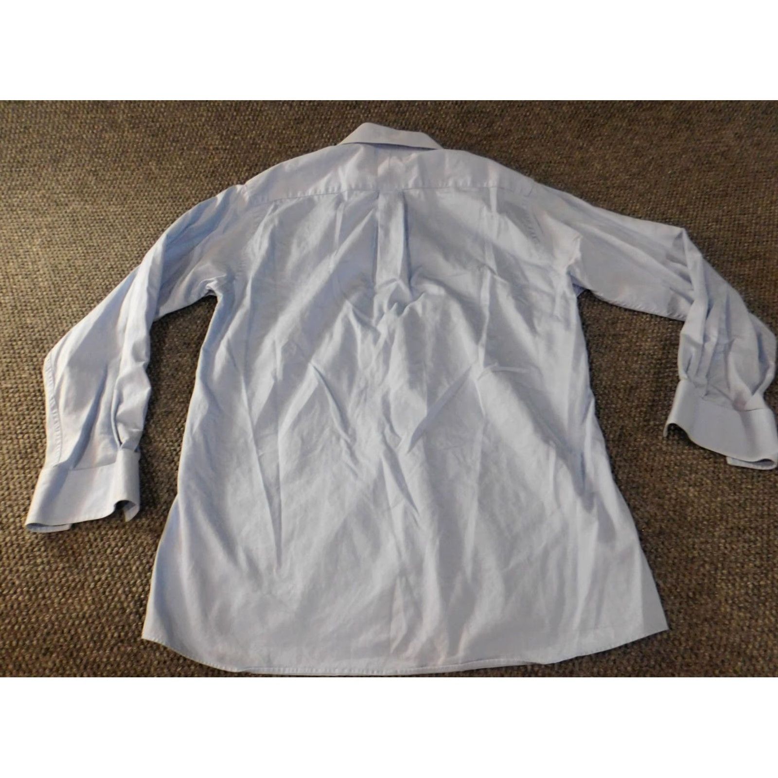 Michael Kors Michael Kors Mens Shirt 15 blue Cotton Dress Shirt Long Sleeve Button-Down Collar Regular Knit Non-Iron Office Modern Mens Regular Size 15 Blue Size US M / EU 48-50 / 2 - 7 Thumbnail