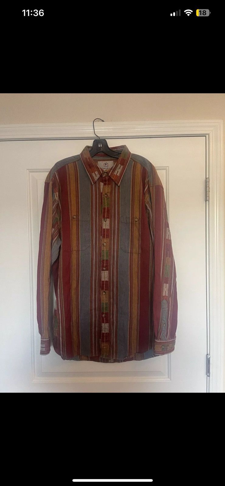 The Territory Ahead VTG Territory Ahead Men's Button Up Shirt Size US XL / EU 56 / 4 - 1 Thumbnail