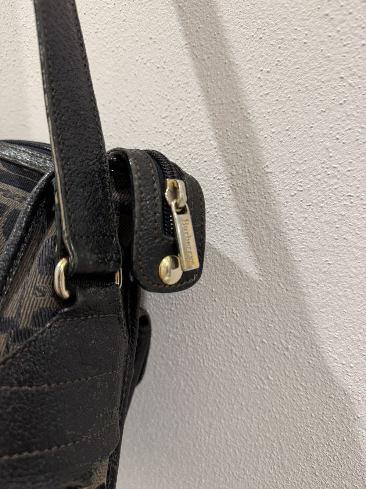 Burberry × Vintage Burberry Canvas Shoulder Bag Size ONE SIZE - 7 Thumbnail