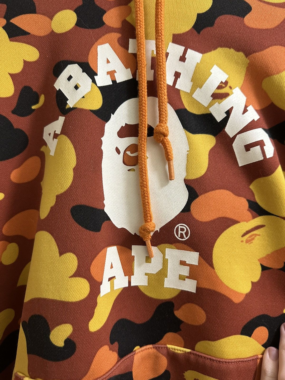 Bape 1st Camo College Pullover Hoodie Size US L / EU 52-54 / 3 - 3 Thumbnail