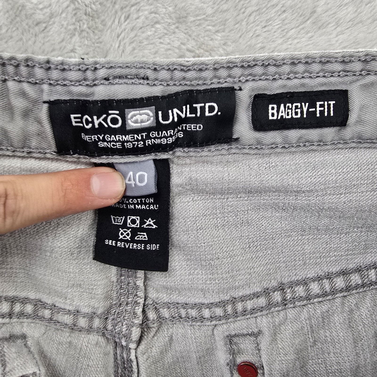 Ecko Unltd. Vintage Ecko Unltd Jeans 40 (Fits 41x32 Baggy Fit Y2K Skater Size US 40 / EU 56 - 4 Thumbnail