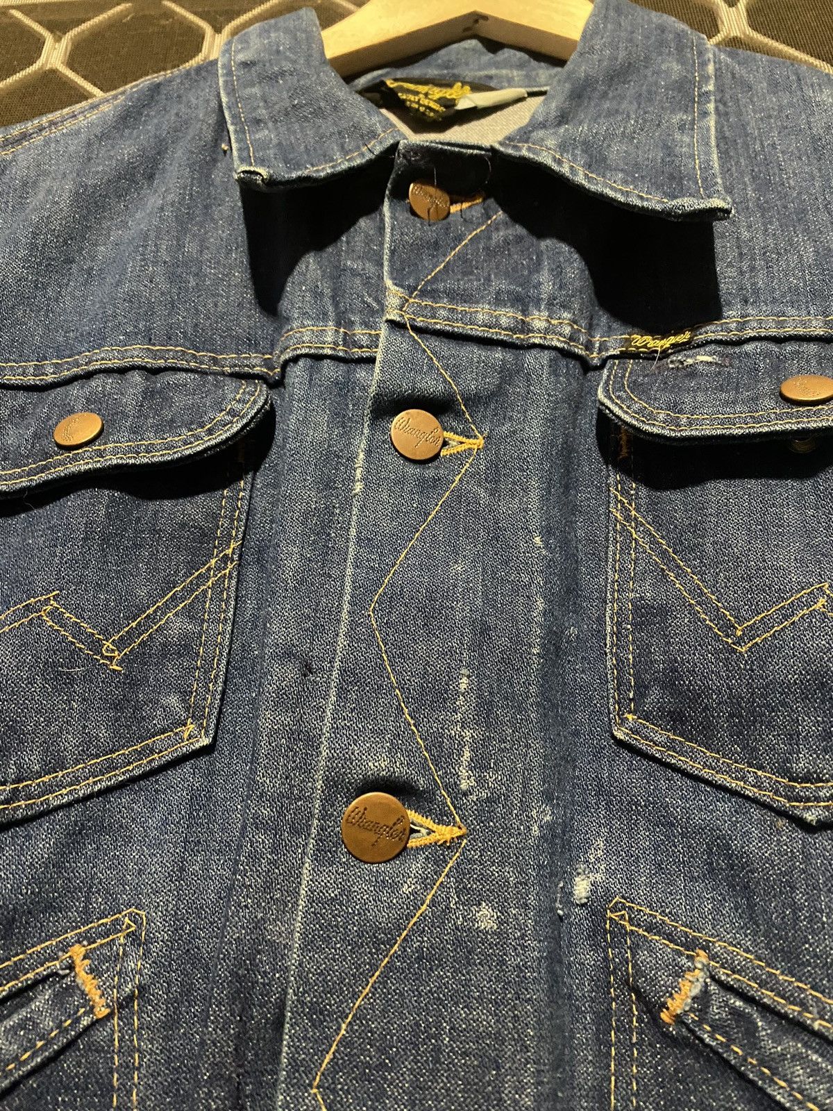 Vintage × Wrangler Vintage 70’s Wrangler denim jacket. Size US M / EU 48-50 / 2 - 2 Thumbnail