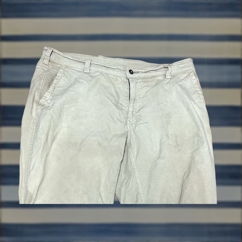 CO Duluth Trading Co Pants 38x30 Regular Straight Khaki Beige Cotton Blend Stretch Button Zipper Pockets Logo USA Men Size US 38 / EU 54 - 1 Thumbnail