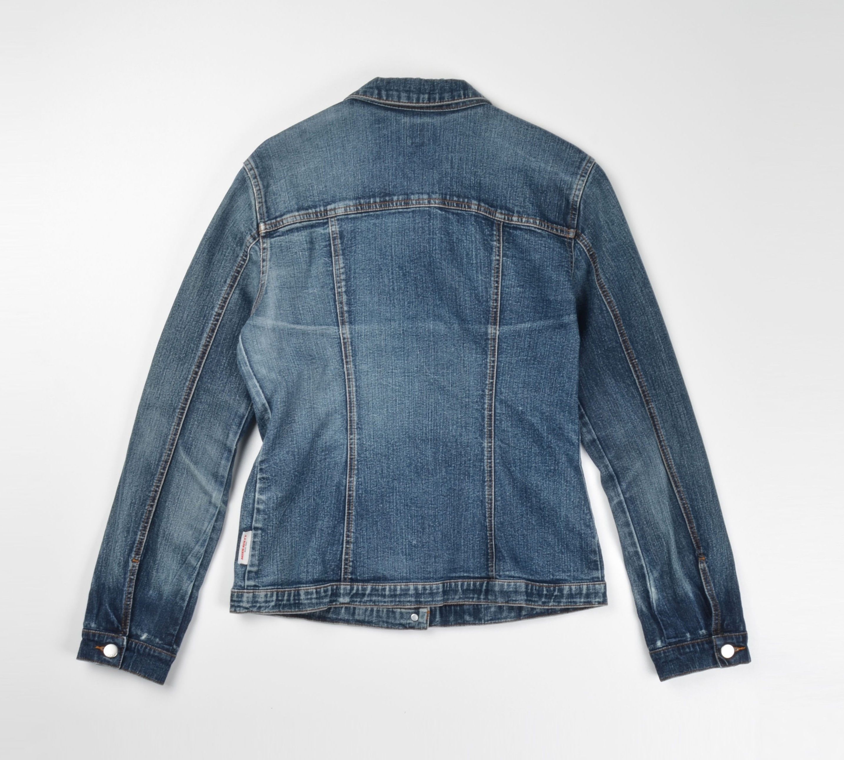 Miss Sixty Vintage Miss Sixty Y2K Faded Denim Trucker Jacket Size L / US 10 / IT 46 - 2 Thumbnail