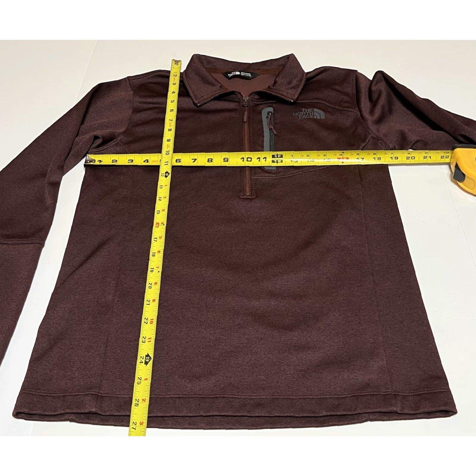 The North Face The North Face Jacket Mens S 1/4 Zip Pullover Mock Neck Logo Red Windbreaker Casual Regular Fit Size US S / EU 44-46 / 1 - 4 Thumbnail