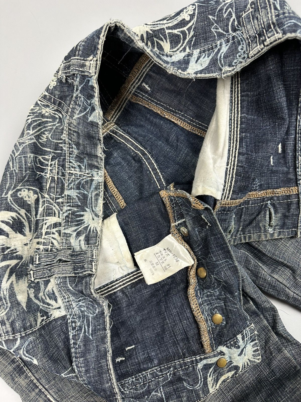 Marithe + Francois Girbaud Distressed Vintage Marithe Francois Girbaud Denim Size US 32 / EU 48 - 9 Thumbnail