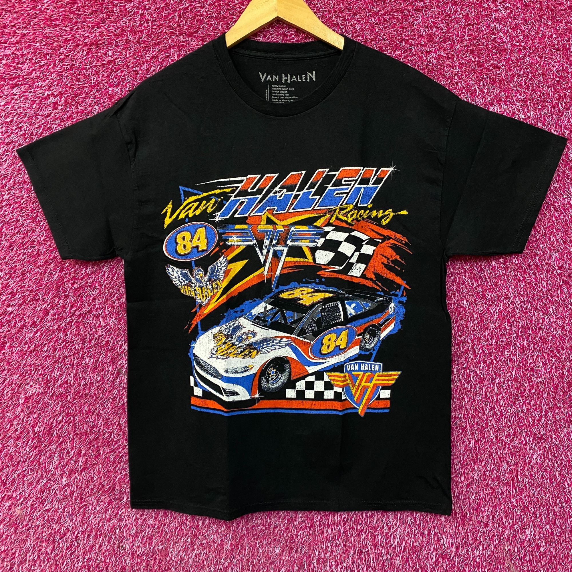 NASCAR Van Halen Nascar Racing Car Graphic Design T-Shirt Medium Size US M / EU 48-50 / 2 - 1 Thumbnail