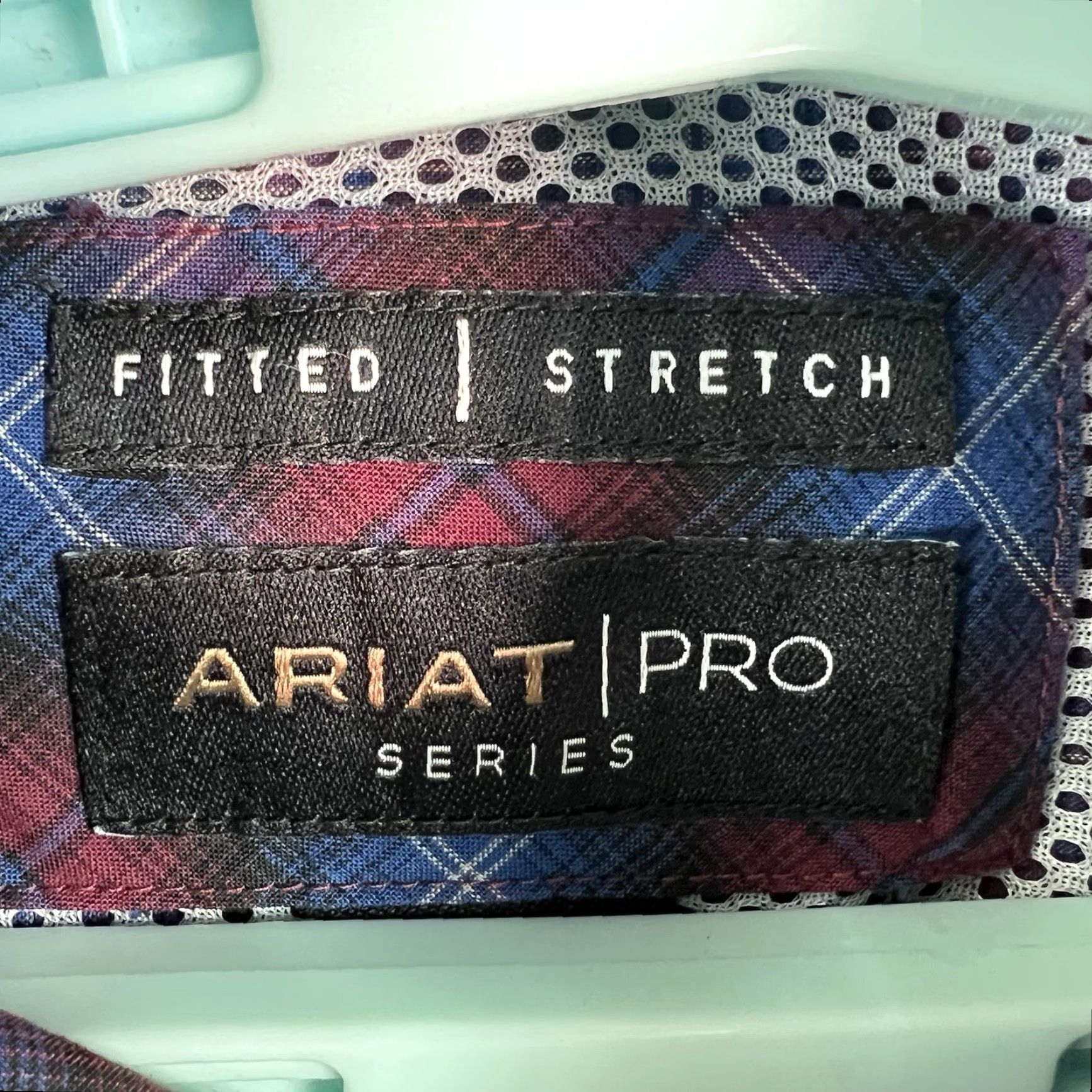 Ariat Ariat Pro Series Karlo Plaid Button-Up Shirt Men’s Size S Blue Stretch Casual Western Size US S / EU 44-46 / 1 - 6 Thumbnail