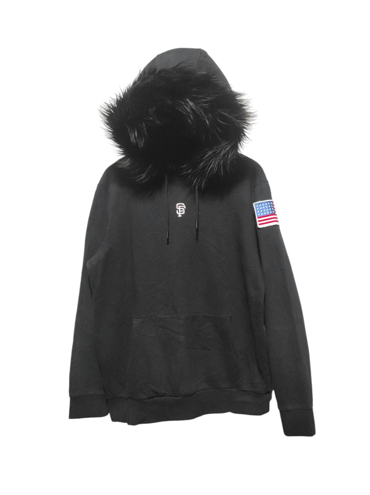Hysteric Glamour MLB Black Fur Hoodie IfSixWasNine LGB style Size US L / EU 52-54 / 3 - 1 Thumbnail
