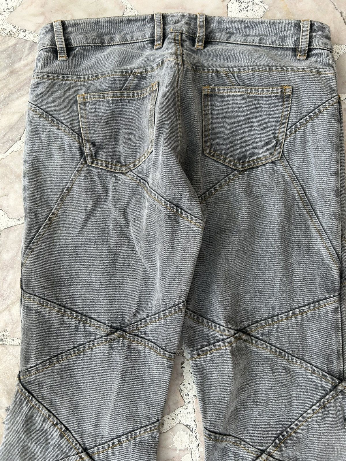 Japanese Brand Cynthia Japan Diamond Flare Denim Size 31" - 6 Thumbnail