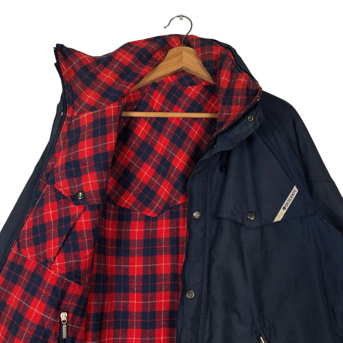 Descente 🔥90’s Vintage Reversible Bomber Jacket Descente Punk Design Size US M / EU 48-50 / 2 - 10 Thumbnail