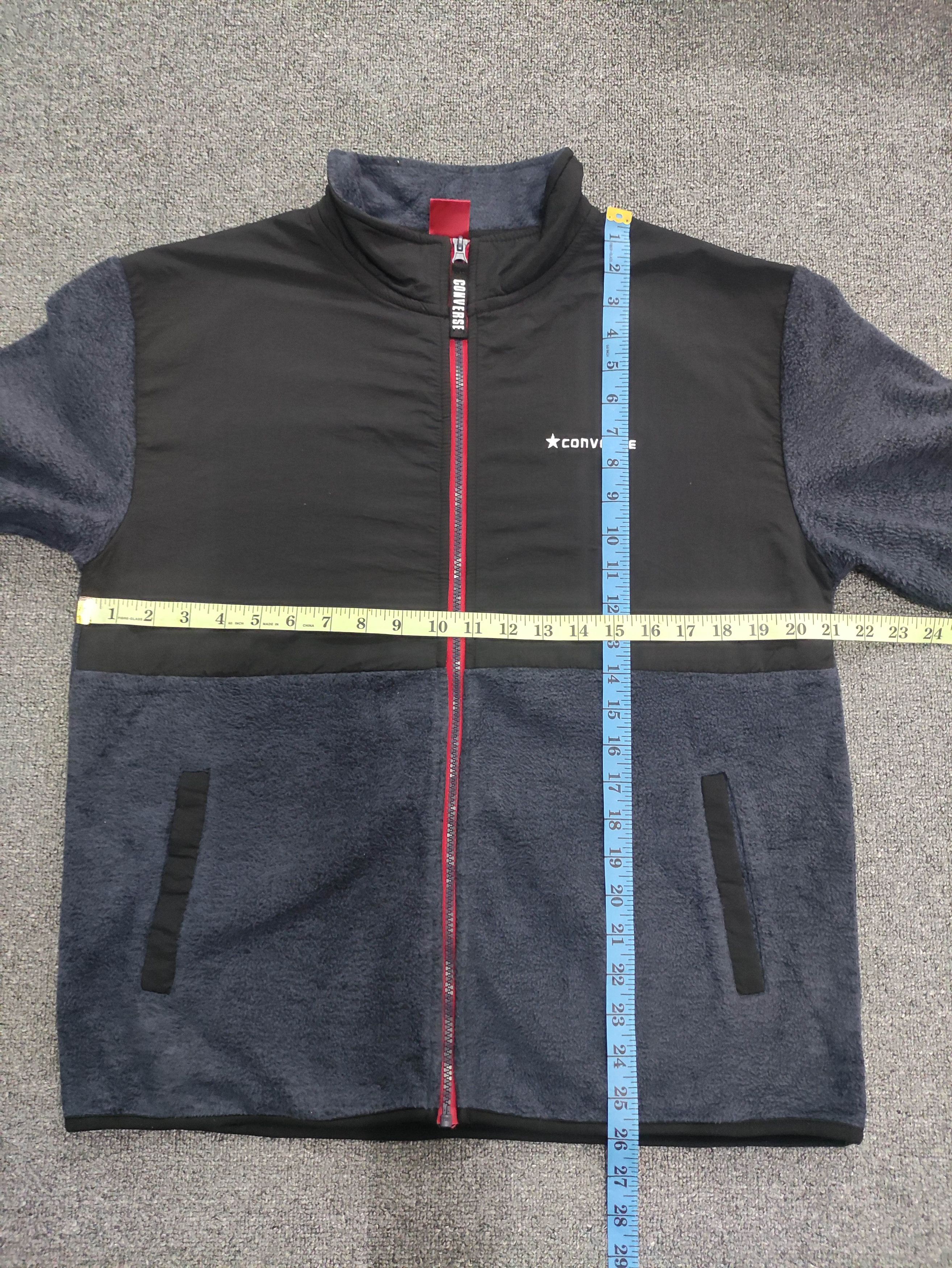 Converse Vintage Converse Fleece Jacket Sweater Zipper Size US M / EU 48-50 / 2 - 9 Thumbnail
