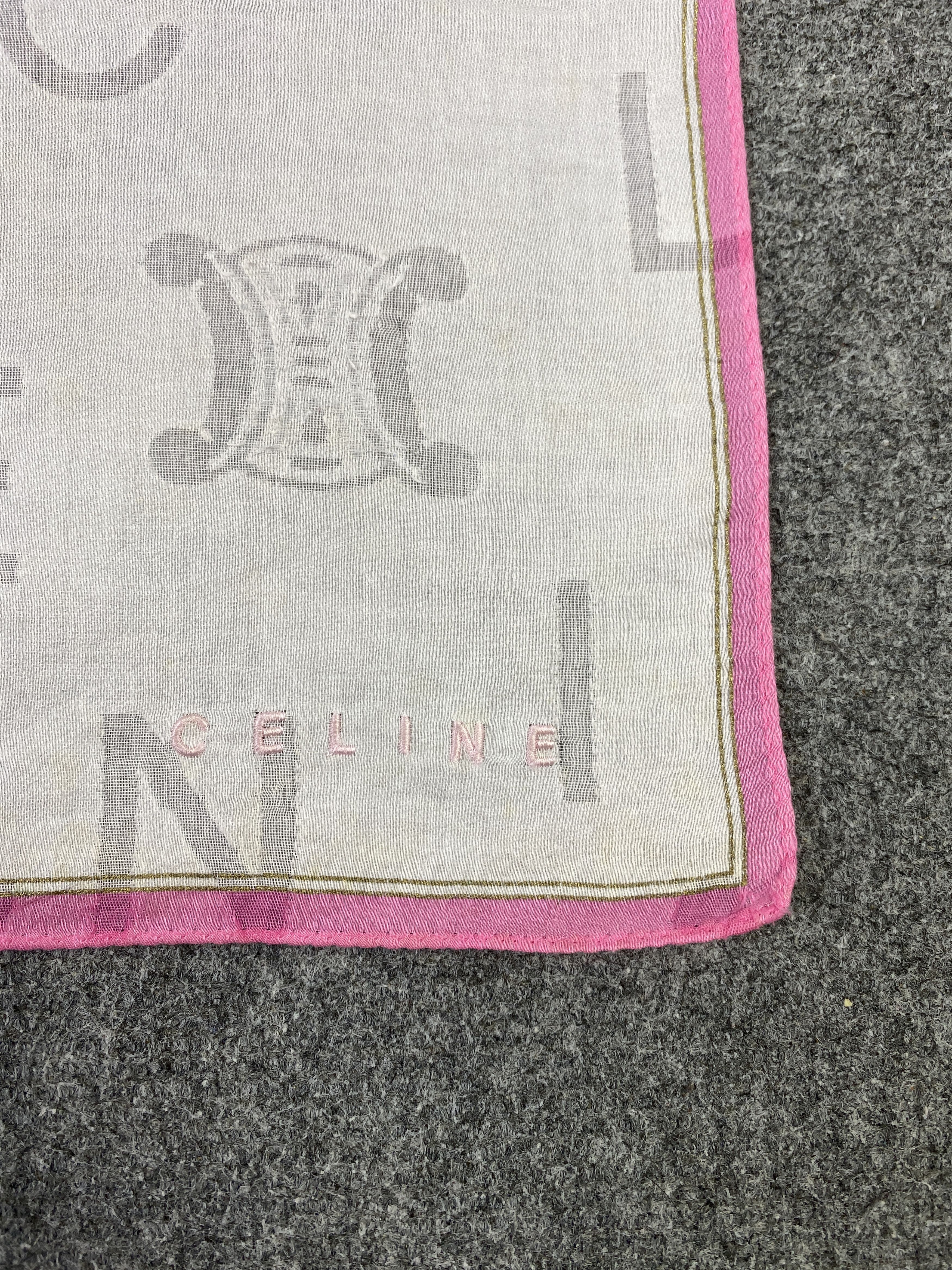 Celine Vintage Celine Handkerchief / Neckerchief KT0056 Size ONE SIZE - 10 Thumbnail