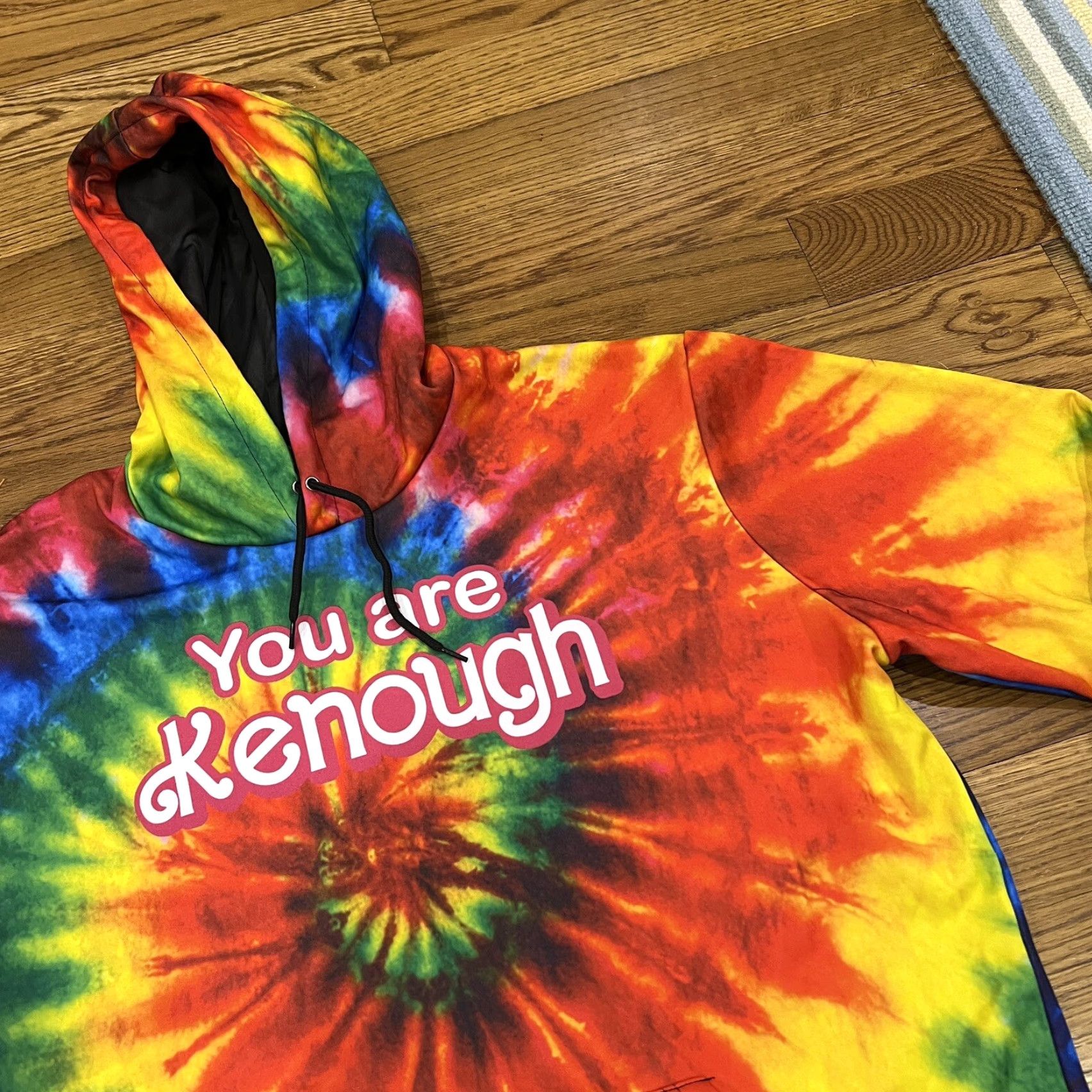 Vintage You Are Kenough Barbie Movie Hoodie Sweatshirt Large Tie Dye Size US L / EU 52-54 / 3 - 4 Thumbnail