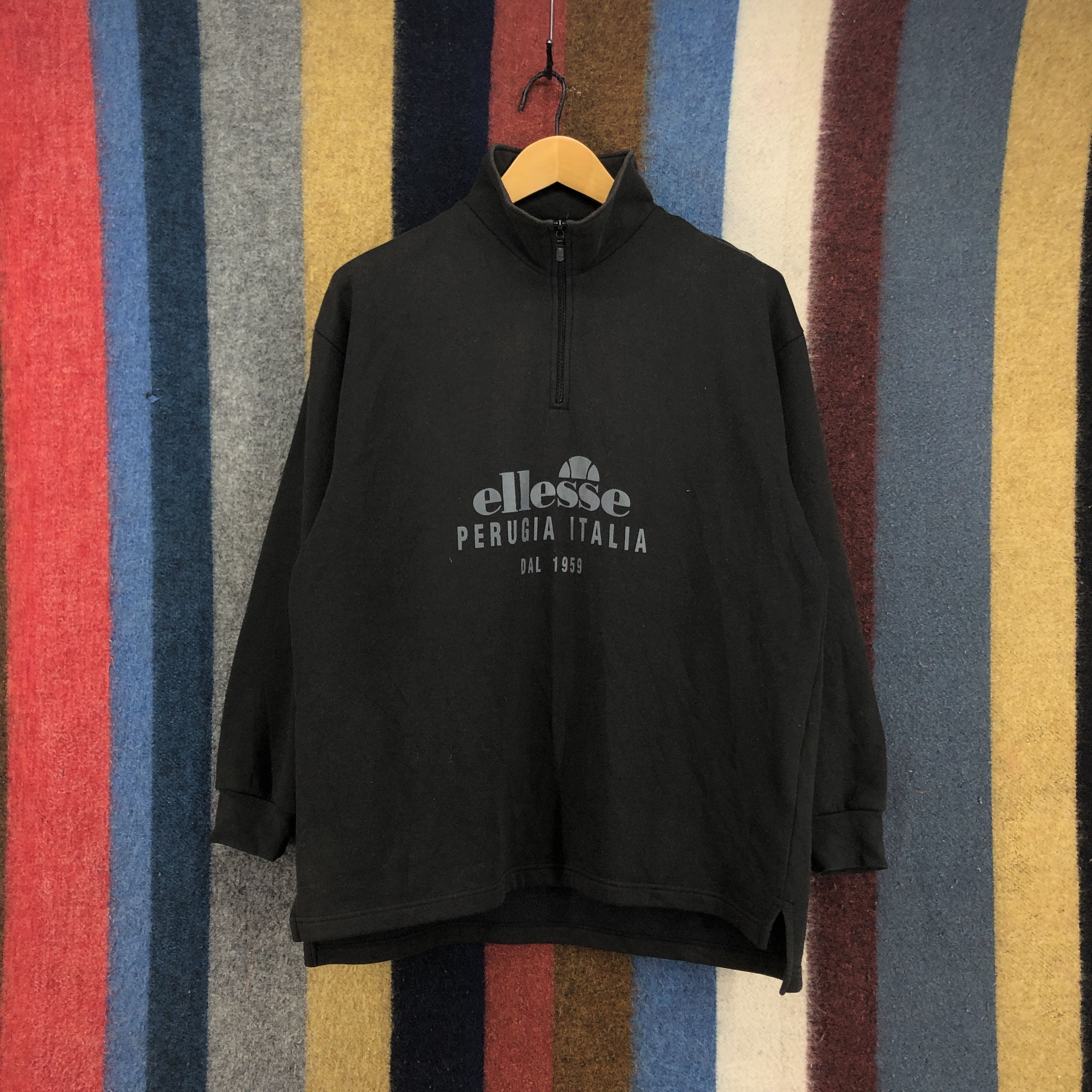 Ellesse Vintage ELLESSE PERUGIA ITALIA Sweatshirt #0669/AC Size US L / EU 52-54 / 3 - 1 Thumbnail