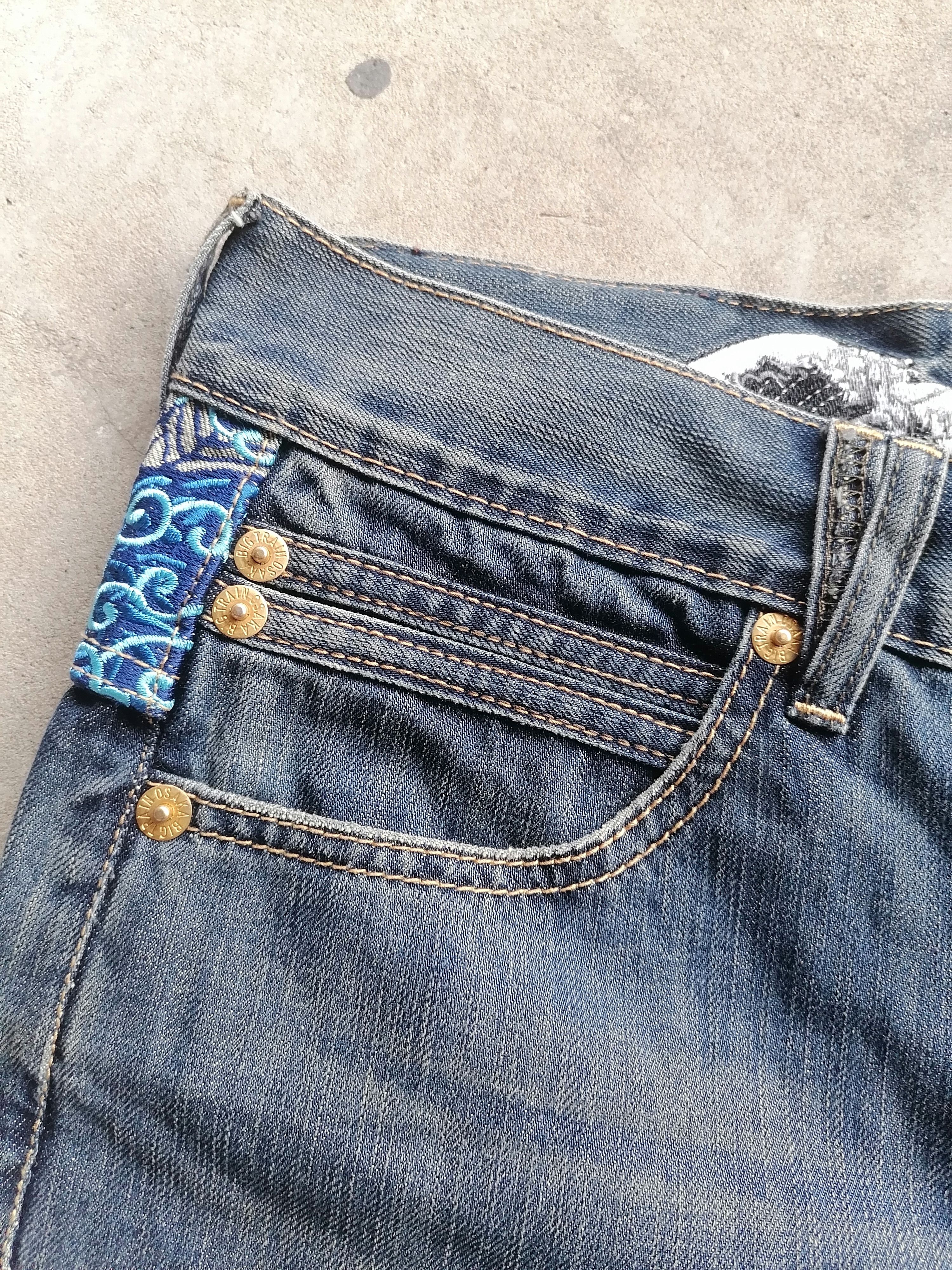 Japanese Brand Big Train Nice Design Jeans Japan Size US 31 - 12 Thumbnail