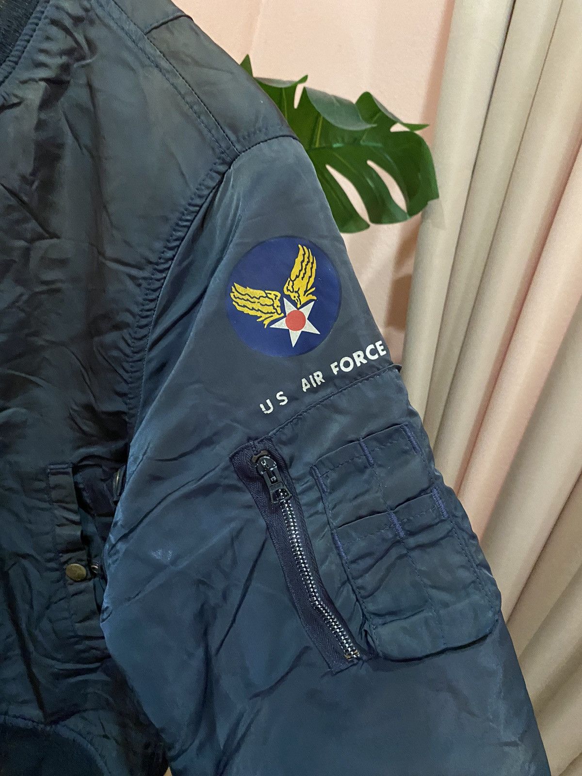 I. Spiewak And Sons Vintage U.S. Army Air Force MA-1 Flight Jacket Made In USA Size US M / EU 48-50 / 2 - 7 Thumbnail
