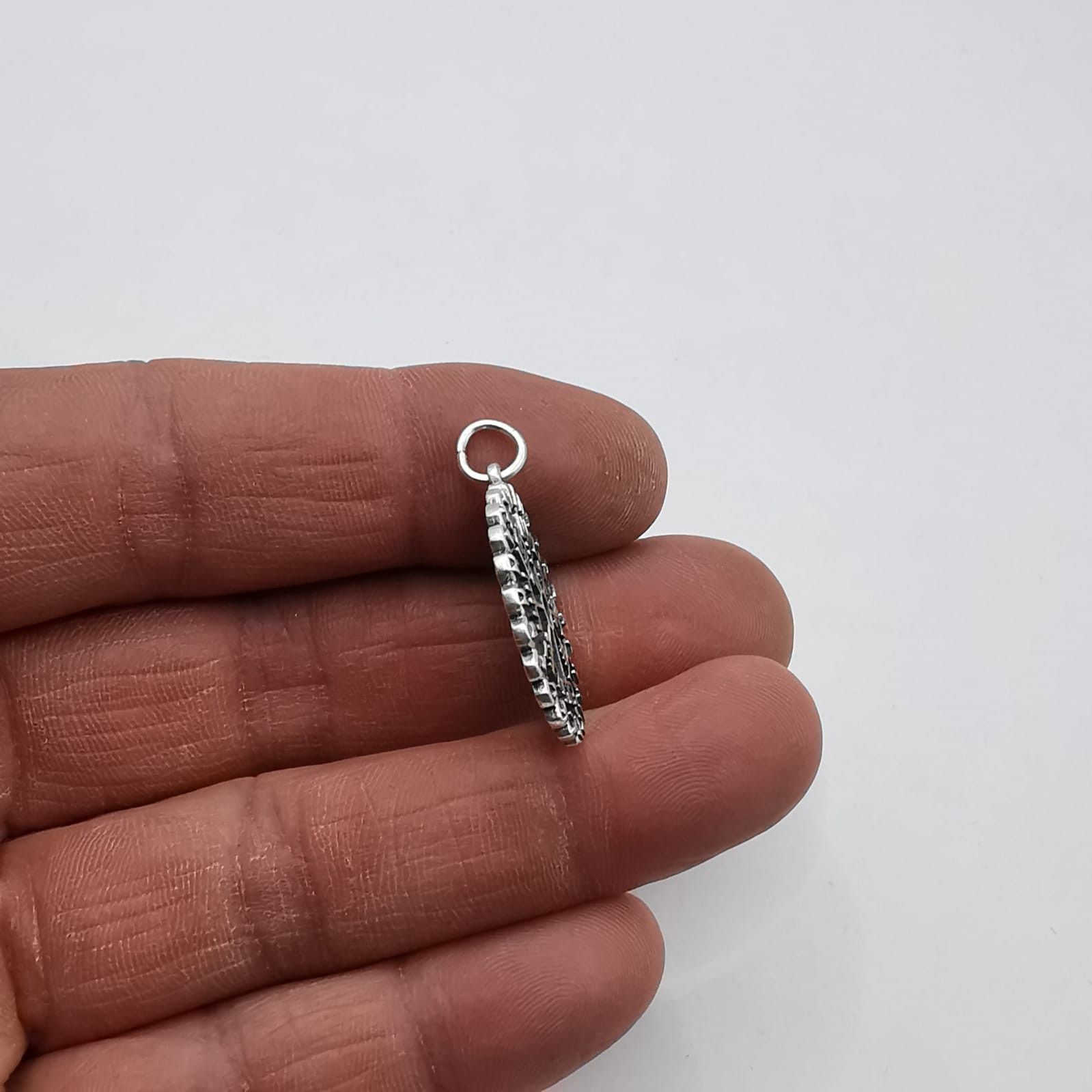 Sterling Silver Vintage Pendant 925 Sterling Silver Jewelry 6,81g Size ONE SIZE - 5 Thumbnail
