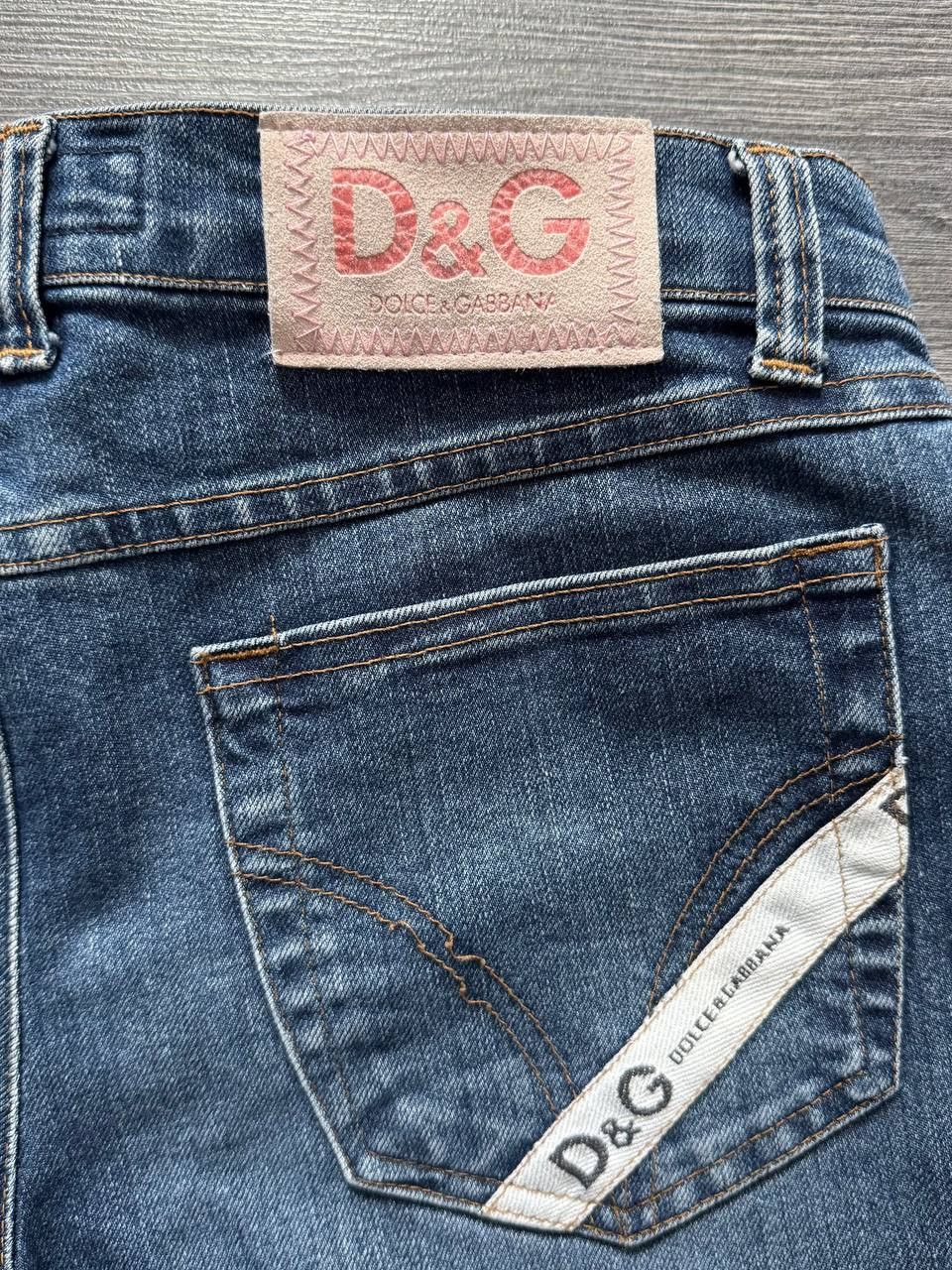 Dolce & Gabbana Vintage Dolce & Gabbana Flared Low-Rice Bootcut Jeans Y2K Size 30" / US 8 / IT 44 - 4 Thumbnail