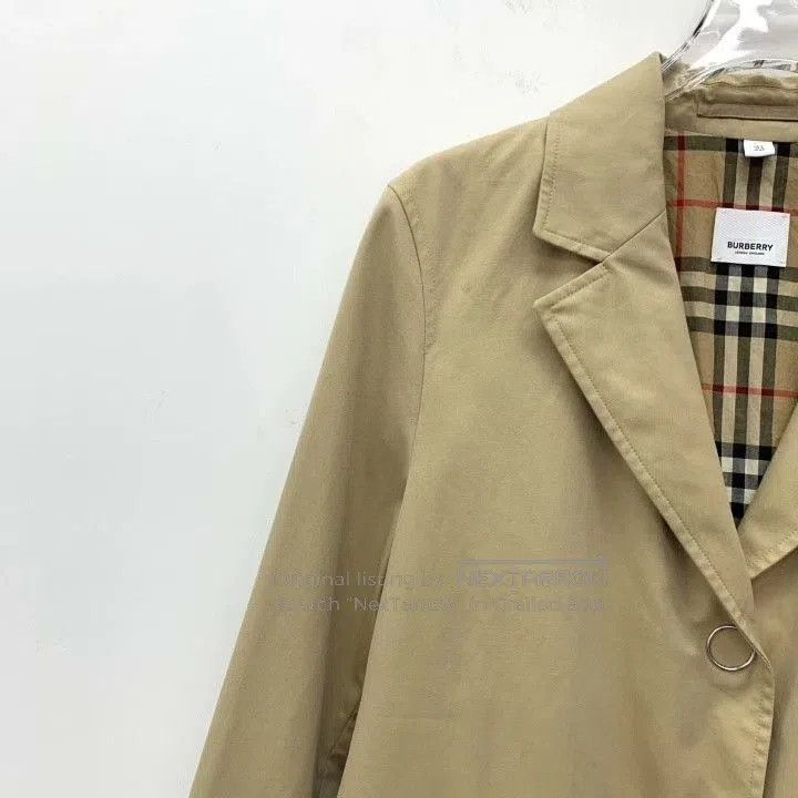 Burberry Burberry Brown Cotton Trench Coat M. Size US M / EU 48-50 / 2 - 3 Thumbnail