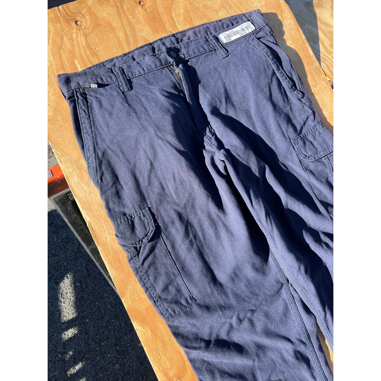 Carhartt Carhartt Flame Resistant FR Navy Blue Cargo Men's Size 36x34 Size US 36 / EU 52 - 12 Thumbnail