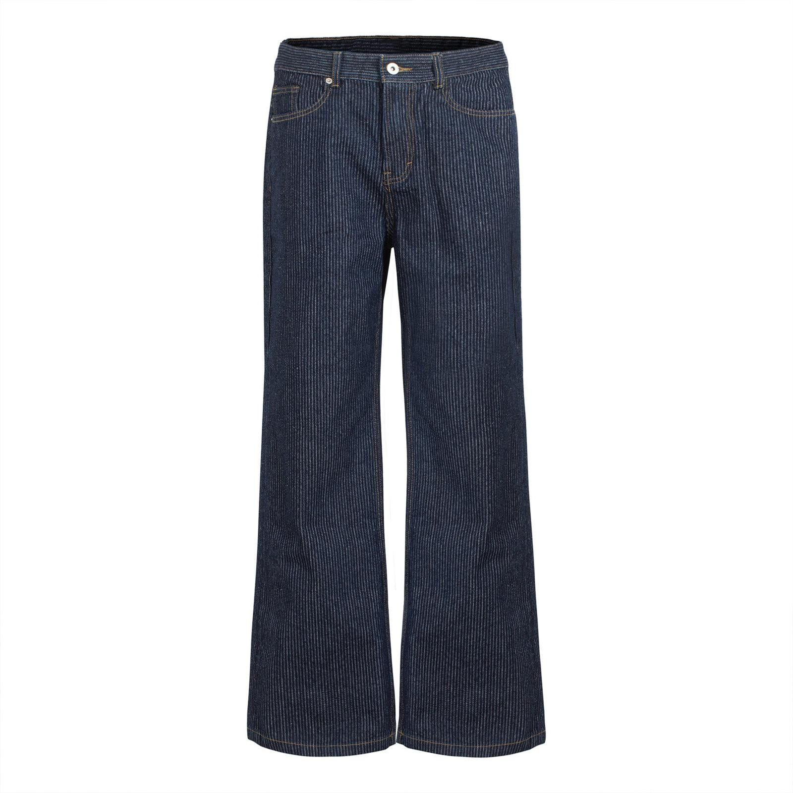Japanese Brand Baggy Wide Leg Selvedge Raw Denim Jeans Size US 30 / EU 46 - 5 Thumbnail