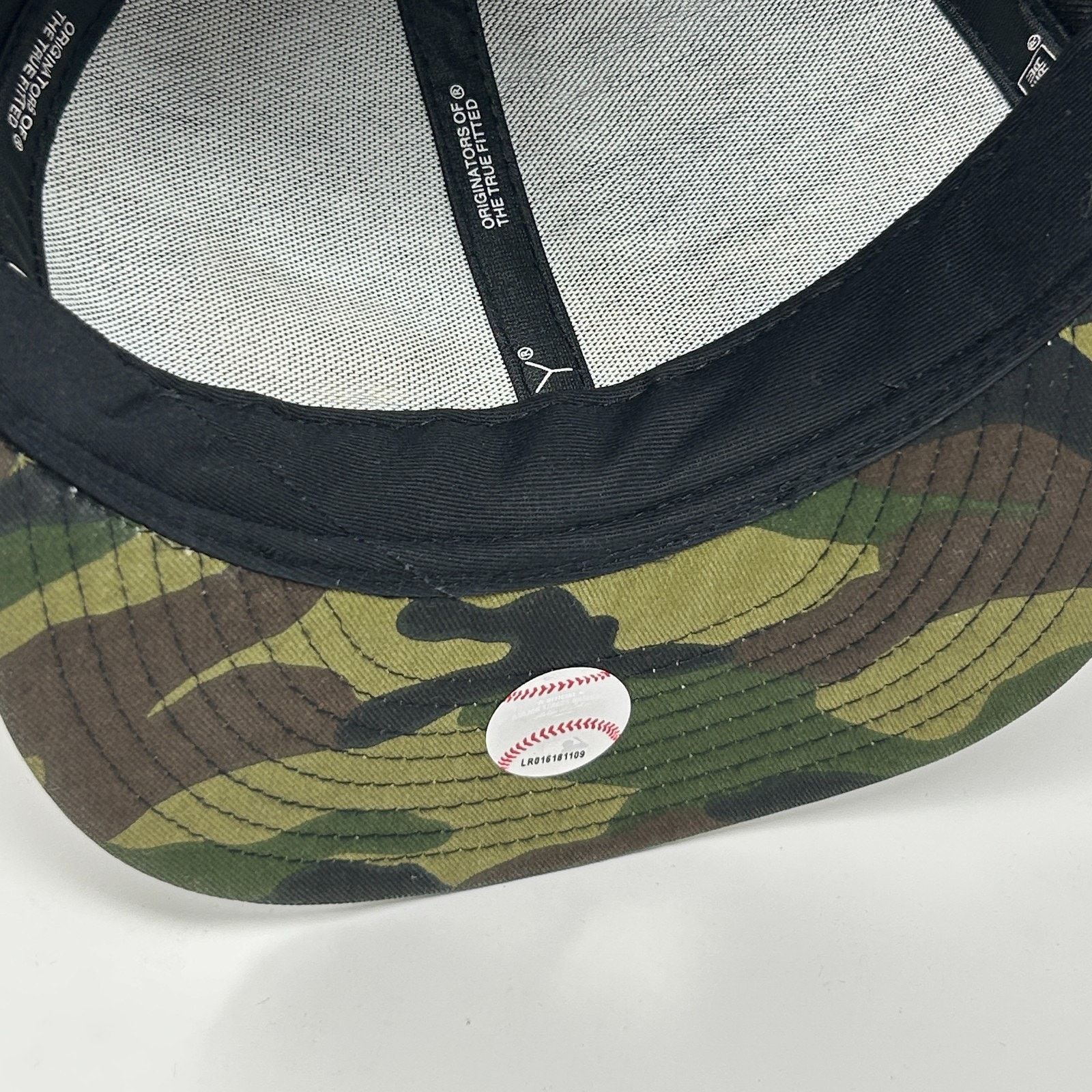 New Era St Louis Cardinals Hat Baseball Cap Army Camo Black 7 3/8 Size ONE SIZE - 5 Thumbnail