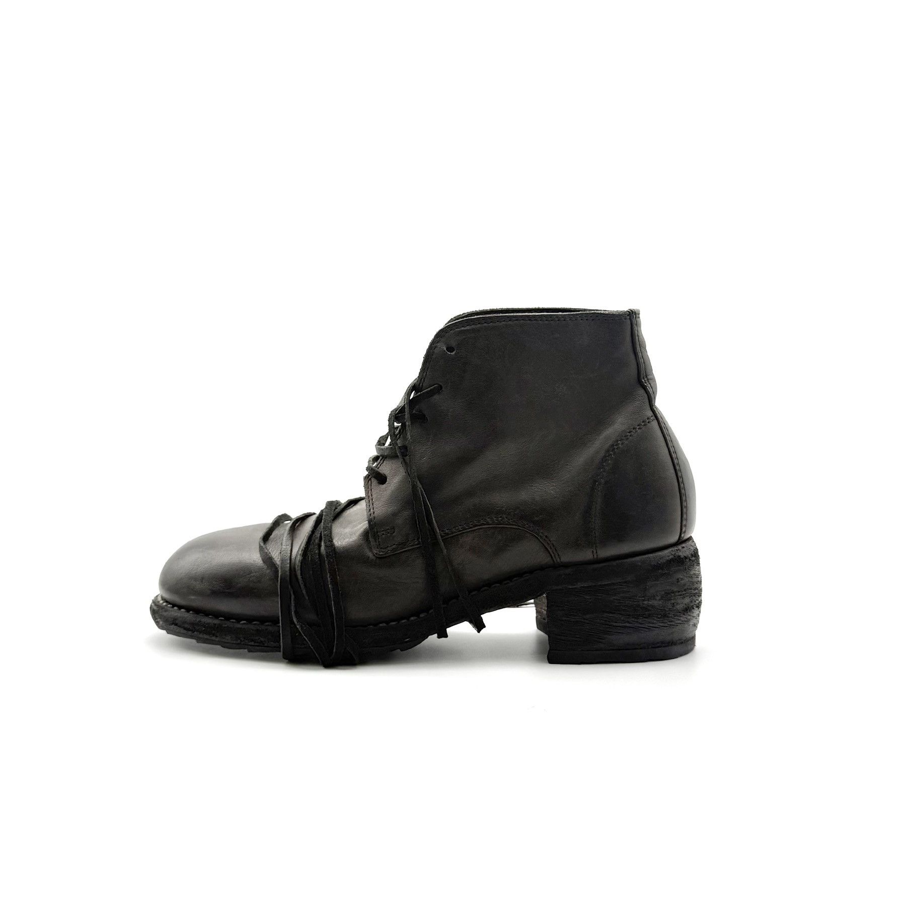 Guidi GUIDI Soft Horse 793 Thick-Soled Lace-Up Leather Boots Size US 7 / IT 37 - 1 Thumbnail