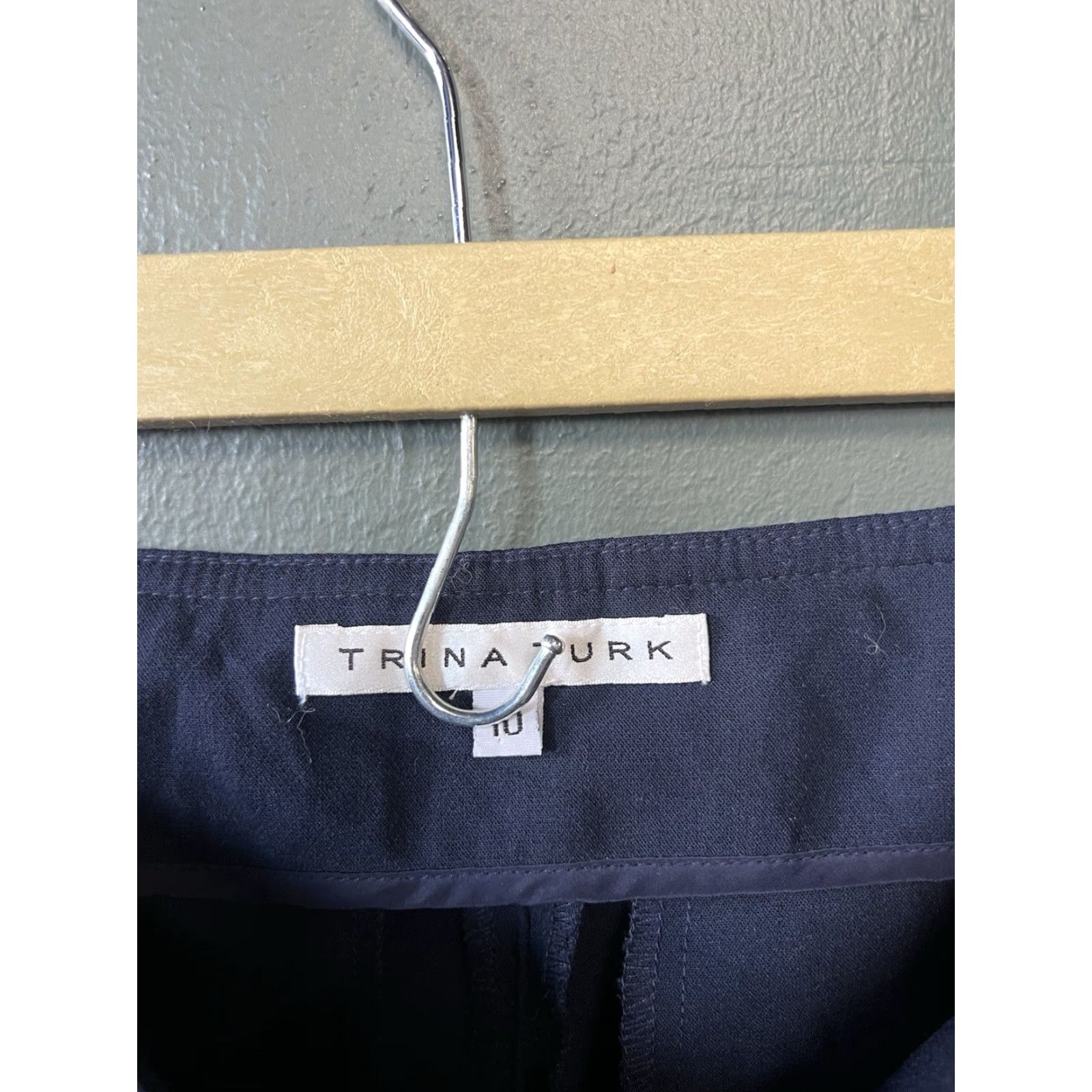 Trina Turk Trina Turk Dress Pants Womens Blue Business Size 10 Straight 33in Inseam Regular Pants Style Dress Pants Womens Mens Size 32" / US 10 / IT 46 - 3 Thumbnail