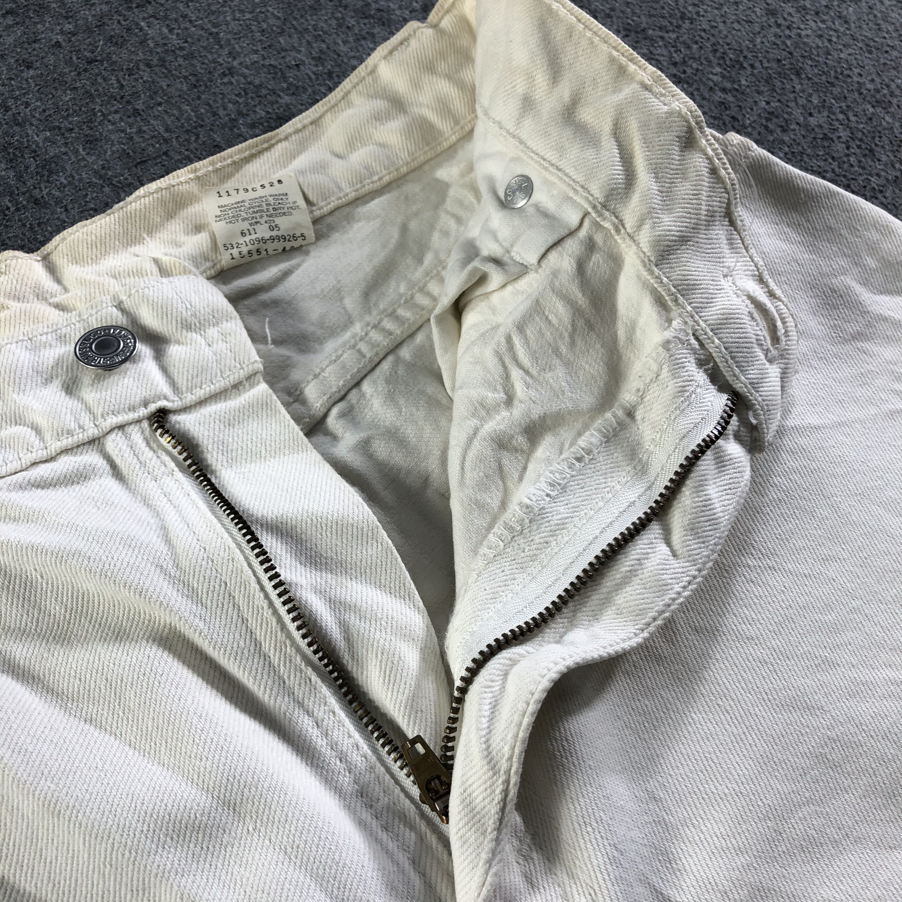 Levi's 90s Vintage Light Wash Levis 551 Jeans-J4210 Size US 30 / EU 46 - 7 Thumbnail