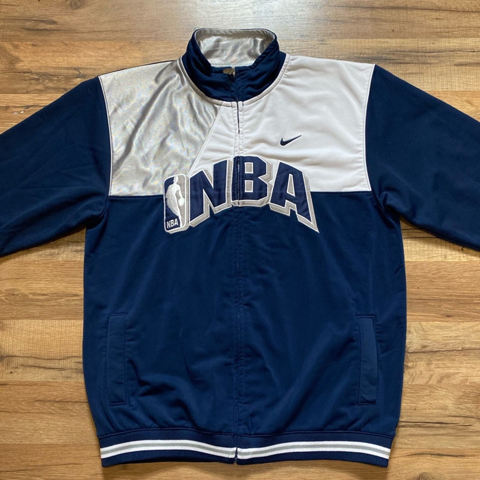 Nike 90s Nike NBA Zip Up Sweatshirt Size US M / EU 48-50 / 2 - 2 Thumbnail