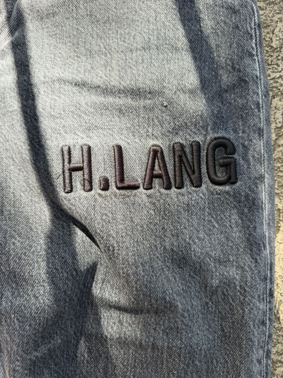 Helmut Lang Helmut Lang Embroided Hemmed Jeans. Very rare Size US 30 / EU 46 - 1 Thumbnail