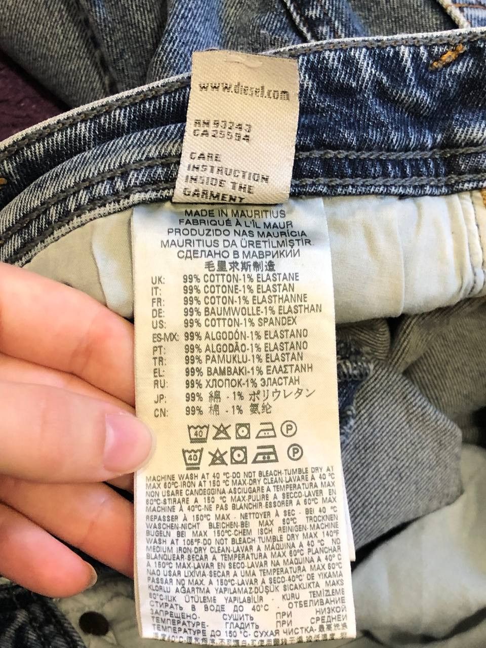 Diesel Diesel Iakop Denim Jeans Size US 29 - 3 Thumbnail